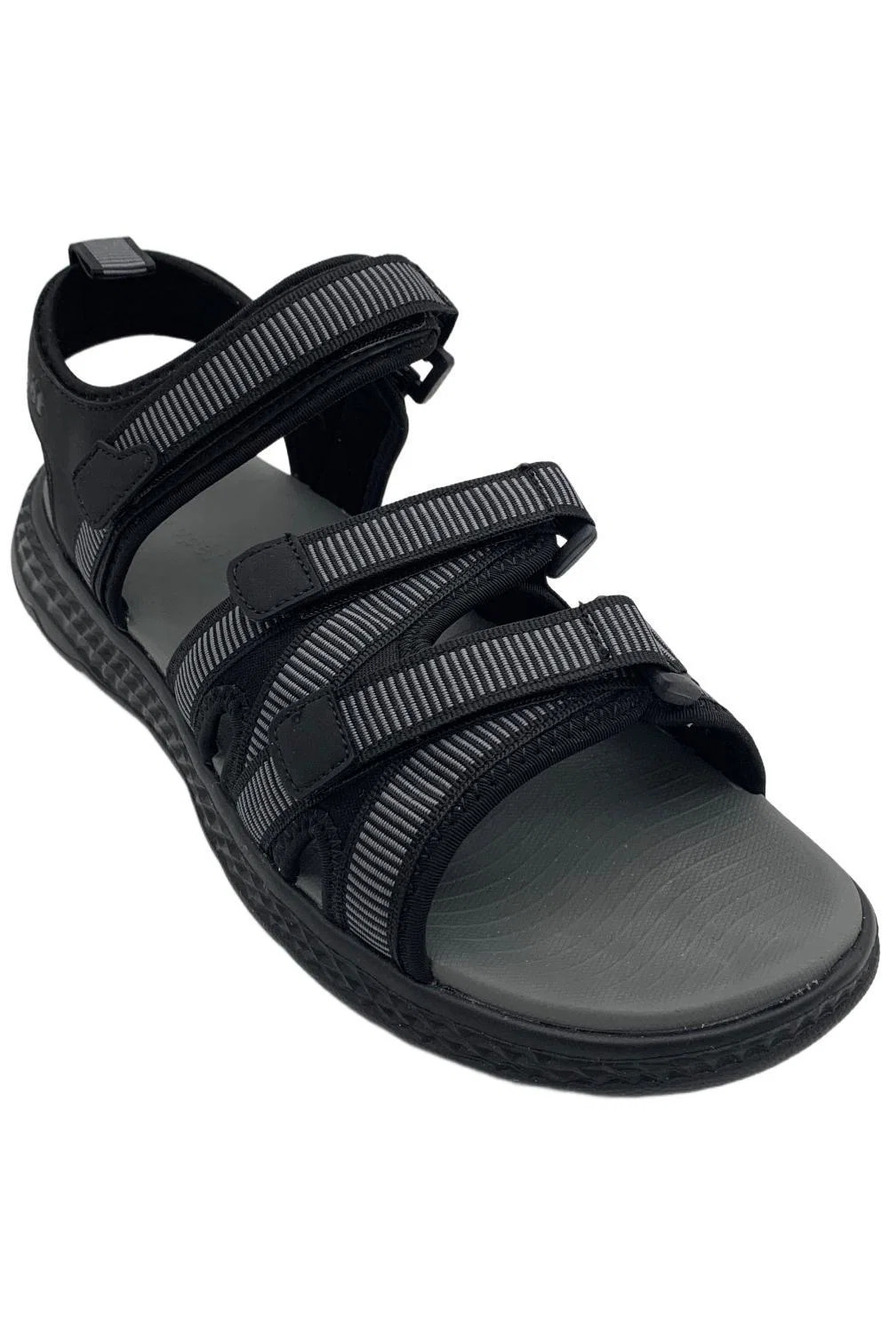 Propet Women's TravelActiv Adventure Sandals Black - Extra Wide